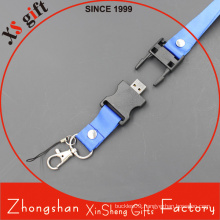 Promotion Custom Printing Flash Drive Polyester USB Lanyard